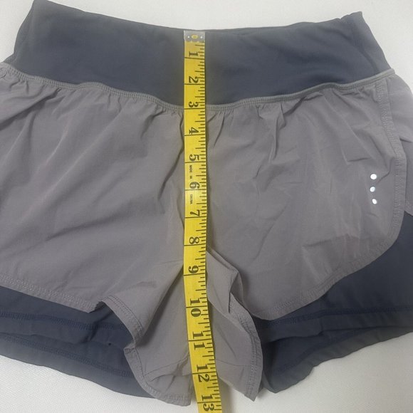 Soothfeel Shorts Womens Medium Gray Running Workout Athletic Biker Yoga Gym - Picture 6 of 8